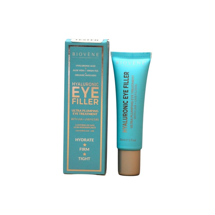 Biovene, Eye Filler, Hyaluronic Acid, Firming, Overnight, Eye Cream, 30 ml *Tester - Teknashop Ltd