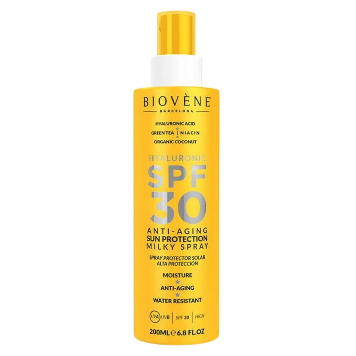 Biovene, Hyaluronic Acid, Green Tea, Anti-Aging, After-Sun Milk, 200 ml *Tester - Teknashop Ltd