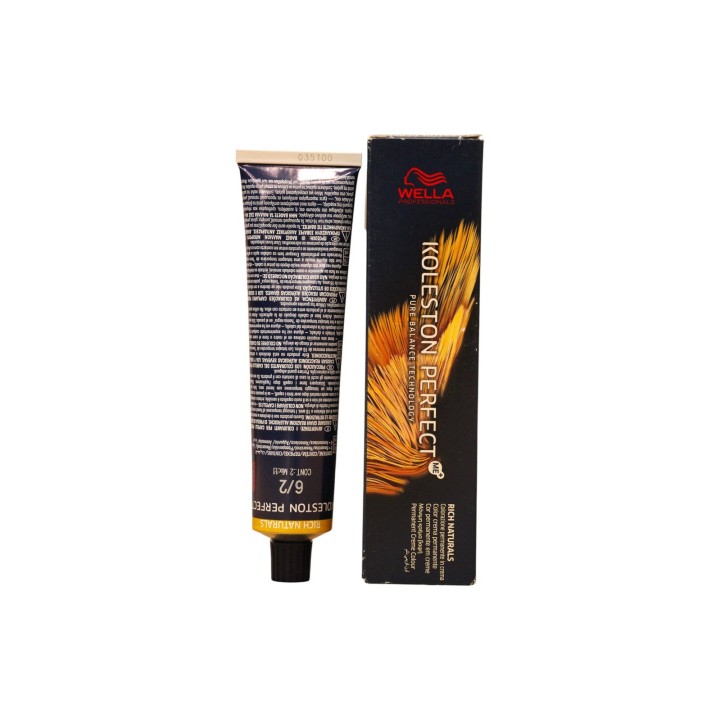 Wella Professionals, Koleston Perfect Me+, Permanent Hair Dye, 6/2 Dark Blonde Matte, 60 ml *Tester - Teknashop Ltd