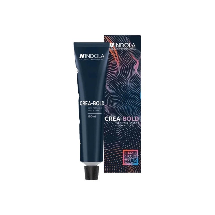 Indola, Crea-Bold, Semi-Permanent Hair Dye,  Bright Red, 100 ml *Tester - Teknashop Ltd
