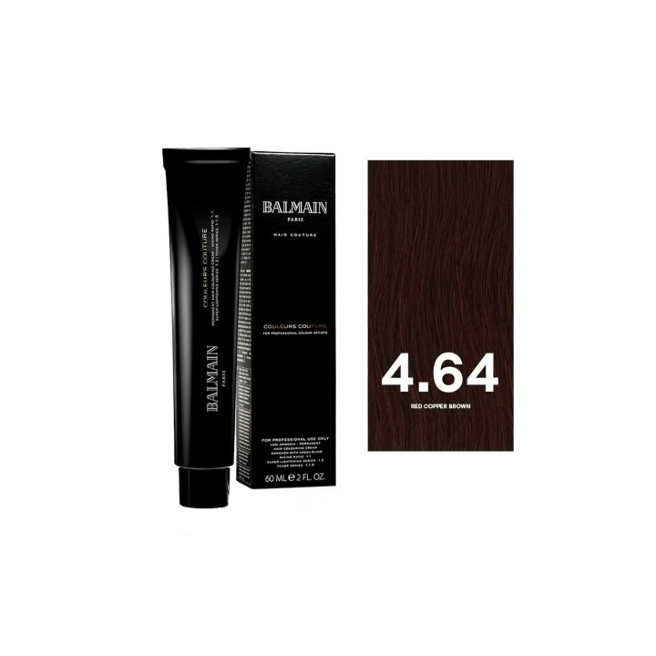 Balmain Professionnel, Couleurs Couture, Permanent Hair Dye, 4.64 Red Copper Brown, 60 ml - Teknashop Ltd