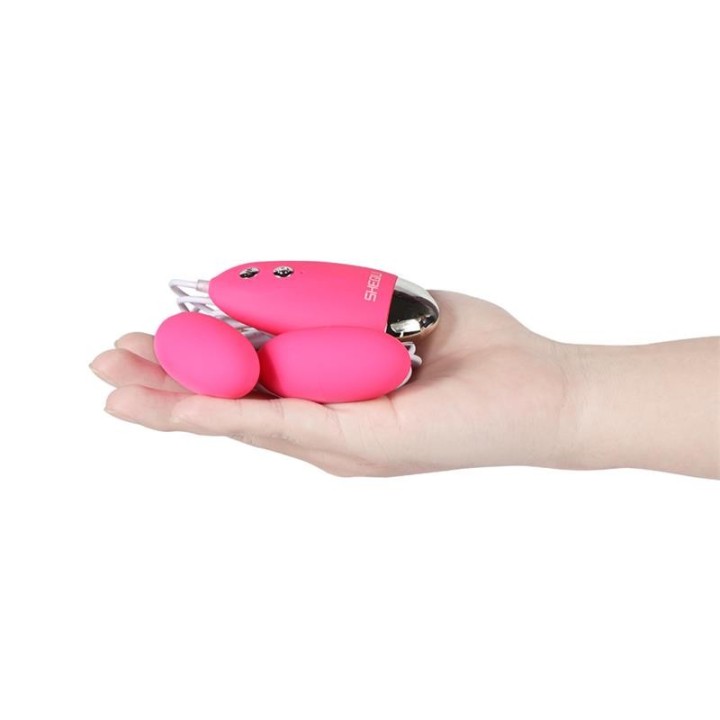 Double Vibrating Egg Silicone Yuesi - SQ-V10006E - Teknashop Ltd
