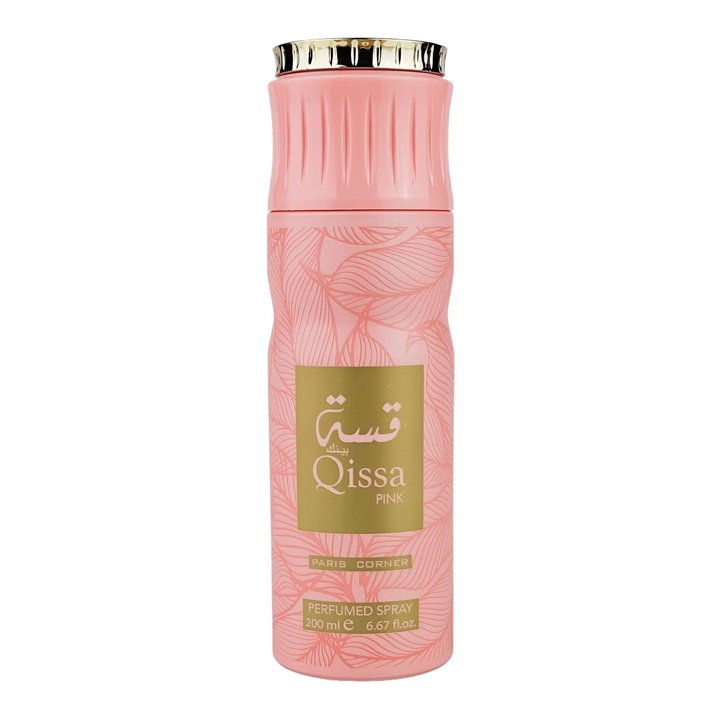Paris Corner, Qissa Pink, Deodorant Spray, For Women, 200 ml - Teknashop Ltd