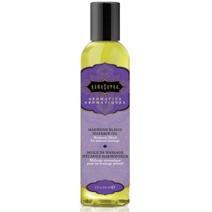 KAMASUTRA - MASSAGE OIL HARMONIOUS BLEND 236ML - D-210600 - Teknashop Ltd
