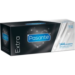 PASANTE - EXTRA THICK CONDOMS 144 UNITS - D-227183 - Teknashop Ltd