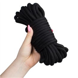 Bondage Rope 10 m Black - F6166K - Teknashop Ltd