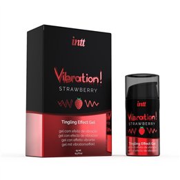 Liquid Vibrator Warm Effect Aroma Strawberry 15 ml - 5600304015325 - Teknashop Ltd