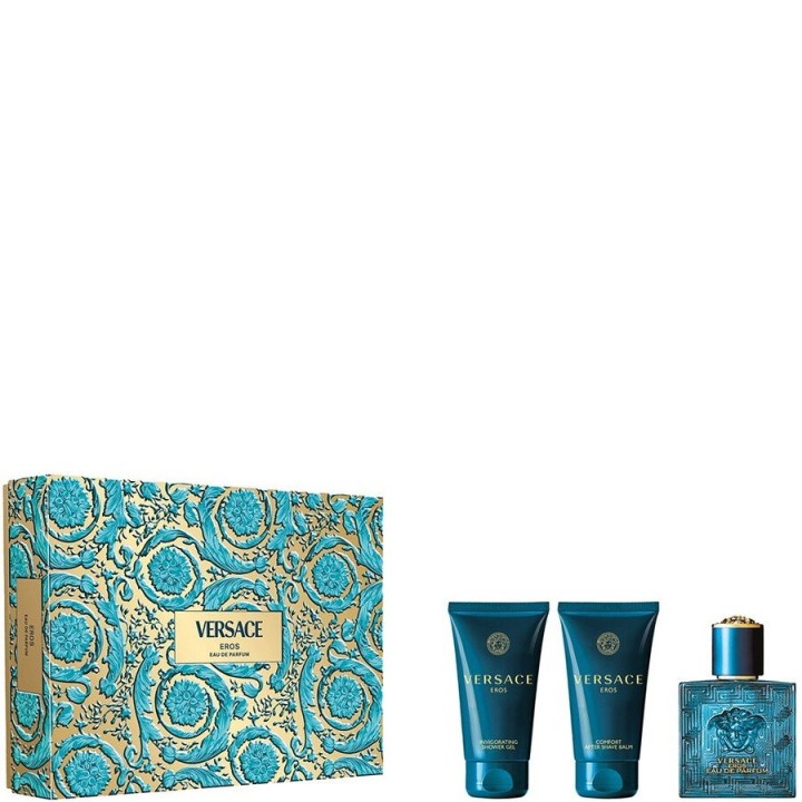 Set Versace: Pour Homme, Eau De Toilette, For Men, 50 ml + Pour Homme, After-Shave Balm, 50 ml + Pour Homme, Shower Gel, For Hai