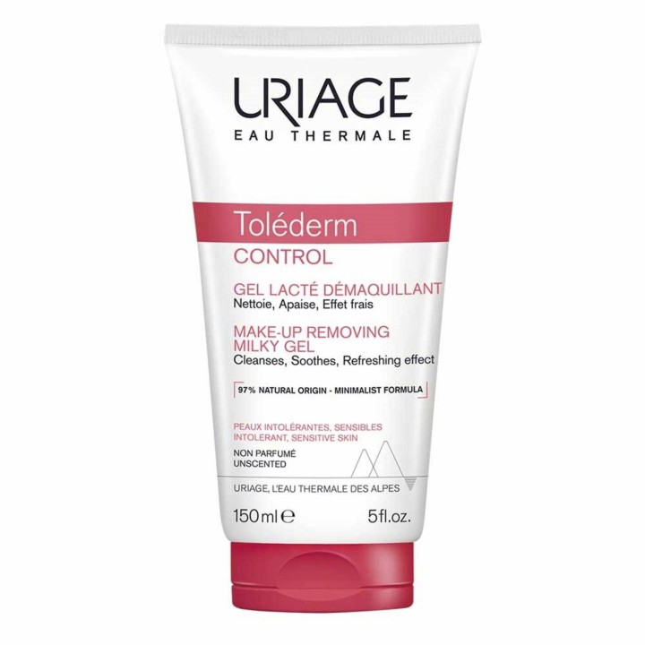 Uriage, Toléderm, Soothing, Cleansing & Makeup Removing Gel 2-In-1, 150 ml - Teknashop Ltd