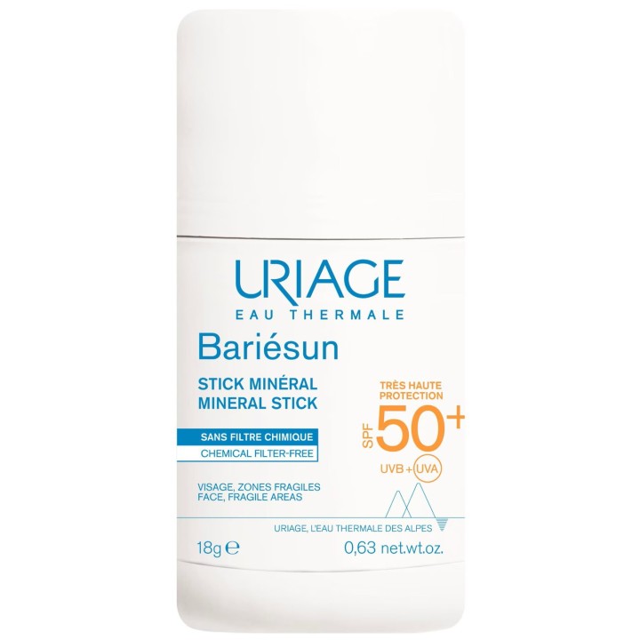 Uriage, Bariesun Mineral, Sunscreen Stick, SPF50+, 18 g - Teknashop Ltd