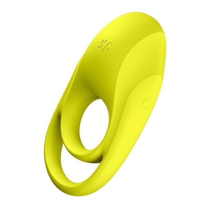 SATISFYER - SPECTACULAR DUO RING VIBRATOR YELLOW - D-230700 - Teknashop Ltd