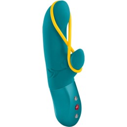 FUN FACTORY - AMORINO RABBIT VIBRATOR AQUAMARINE - D-244271 - Teknashop Ltd