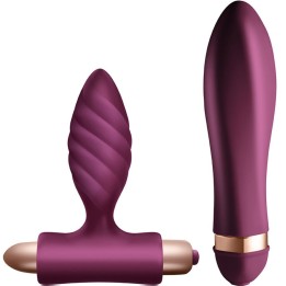 CLIMAXIMUM - DESIRE KIT TWISTED VIBRATOR + ANAL PLUG - D-244500 - Teknashop Ltd