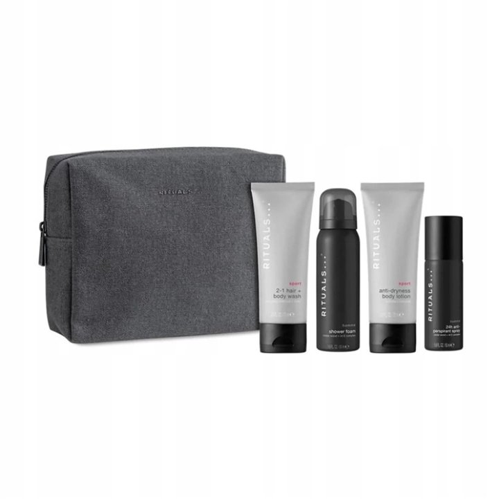 Rituals Homme Sport Gel De Baño 50ml Espuma De Baño 1u Locion Corporal Perfumada 1u Desodorante Spray 1u - unisex - Teknashop Lt