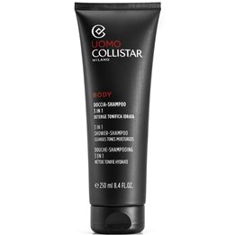 Collistar, Uomo, Hair Shampoo, Conditioner & Shower Gel 3-In-1, Cleaning, 250 ml - Teknashop Ltd