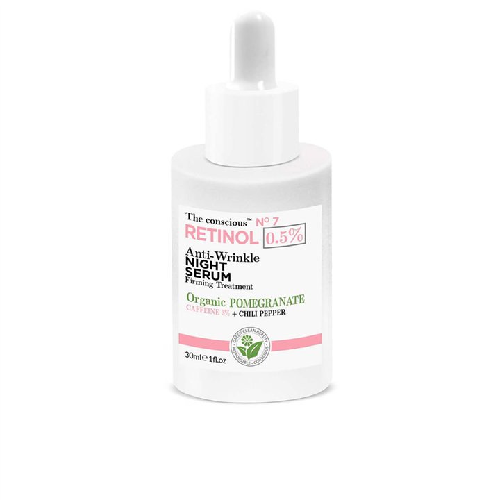 Biovene, The Conscious No.7, Retinol, Anti-Wrinkle & Firming, Night, Serum, For Face, 30 ml - Teknashop Ltd
