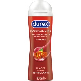 DUREX - GUARANA STIMULATING MASSAGE LUBRICANT GEL 200 ML - D-194245 - Teknashop Ltd