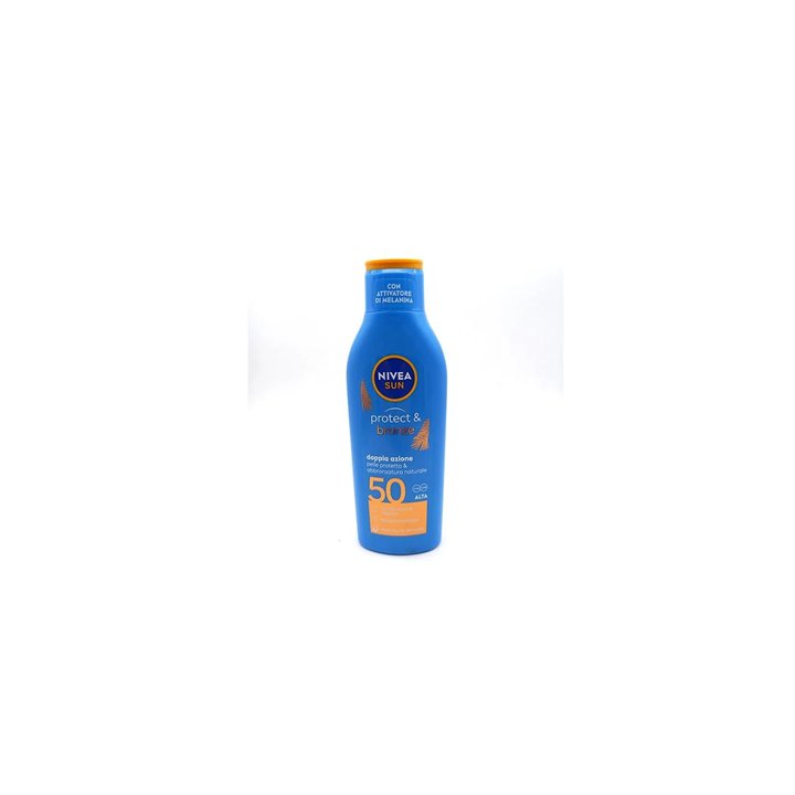 Nivea Sun Protege y Broncea Leche Solar Sfp50 200ml - unisex - Teknashop Ltd