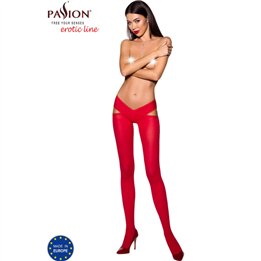 PASSION - TIOPEN 005 RED TIGHTS 1/2 60 DEN - D-236215 - Teknashop Ltd
