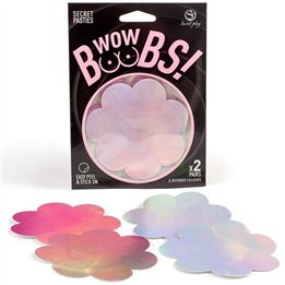 SECRET PLAY - WOW BOOBS! FLOWER NIPPLE COVERS - D-239374 - Teknashop Ltd