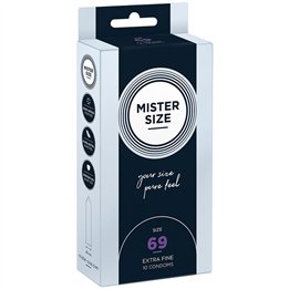 MISTER SIZE - CONDOMS SIZE XXXL 69 MM (10 UNITS) - D-242282 - Teknashop Ltd