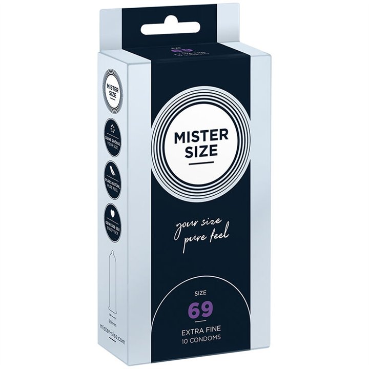 MISTER SIZE - CONDOMS SIZE XXXL 69 MM (10 UNITS) - D-242282 - Teknashop Ltd