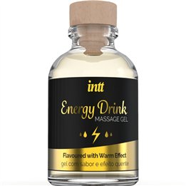 INTT MASSAGE & ORAL SEX - MASSAGE GEL WITH FLAVORED ENERGY CA DRINK AND HEATING EFFECT - D-234914 - Teknashop Ltd