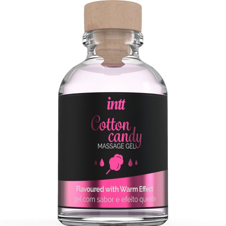 INTT MASSAGE & ORAL SEX - MASSAGE GEL WITH COTTON CANDY FLAVOR AND HEATING EFFECT - D-234915 - Teknashop Ltd
