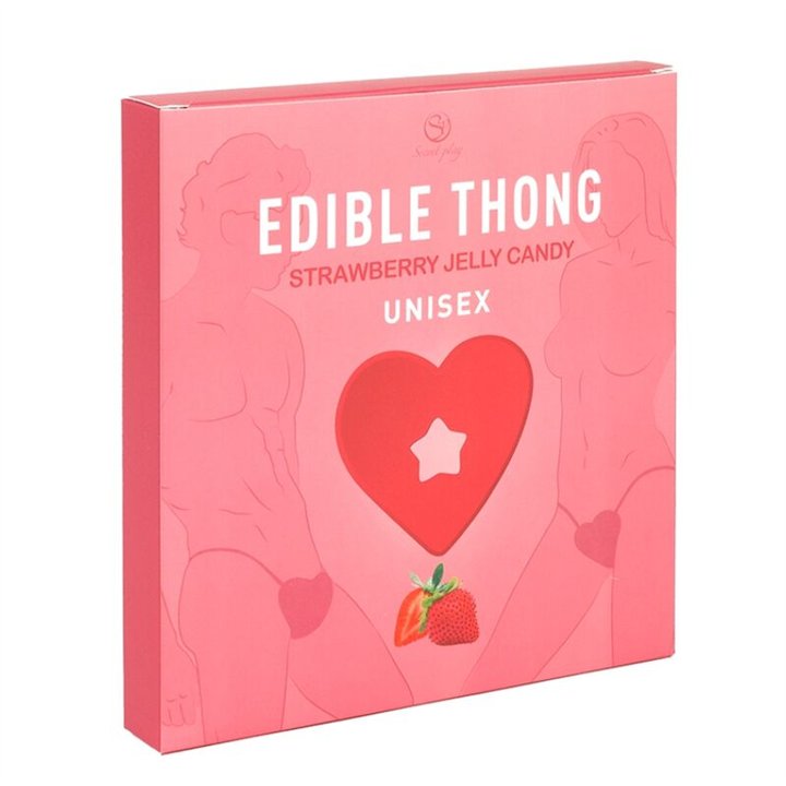SECRET PLAY - STRAWBERRY GUMMY THONG - D-240137 - Teknashop Ltd