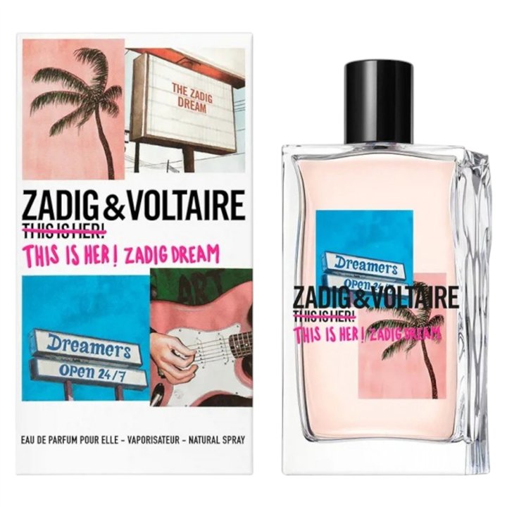 Zadig & Voltaire, This Is Her! Zadig Dream, Eau De Parfum, For Women, 50 ml - Teknashop Ltd