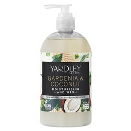 Yardley, Gardenia & Coconut Milk, Botanical, Cleanses, Hand Gel, 500 ml - Teknashop Ltd