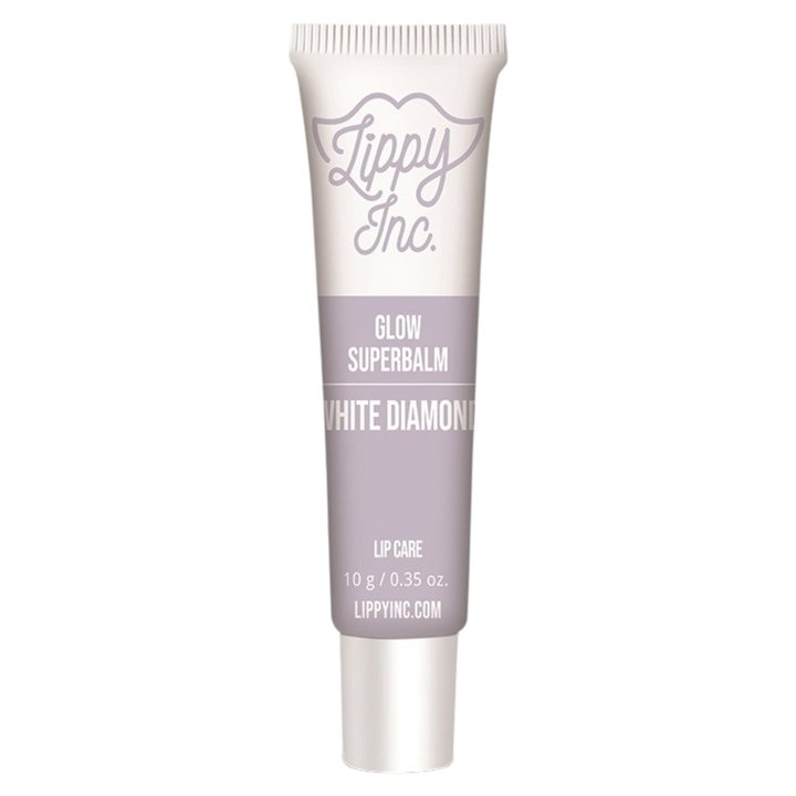 Lippy Inc., Glow Superbalm White Diamond, Glossy Finish, Lip Balm, 10 g - Teknashop Ltd