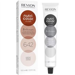 Revlon, Nutri Color Filters, Hair Colouring Cream Mask, Color Enhancement, 624 Chestnut, 100 ml - Teknashop Ltd