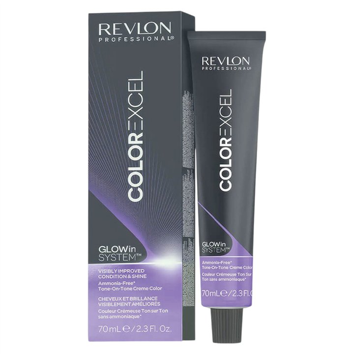 Revlon, Color Excel, Ammonia-Free, Demi-Permanent Hair Dye, 5.25 Light Iridescent Mahogany Brown, 70 ml - Teknashop Ltd