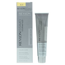 Revlon, Revlonissimo Colorsmetique, KER-HA Complex, Permanent Hair Dye, 8.31 Light Beige Blonde, 60 ml - Teknashop Ltd