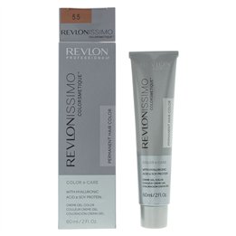 Revlon, Revlonissimo Colorsmetique, Enriched, Permanent Hair Dye, 5.5 Light Mahogany Brown, 60 ml - Teknashop Ltd
