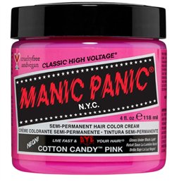Manic Panic, Classic High Voltage Cotton Candy Pink, Semi-Permanent Hair Dye, 118 ml - Teknashop Ltd