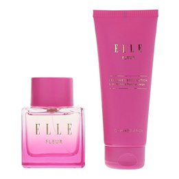 Set Elle: Fleur, Body Lotion, 100 ml + Fleur, Eau De Parfum, For Women, 100 ml - Teknashop Ltd