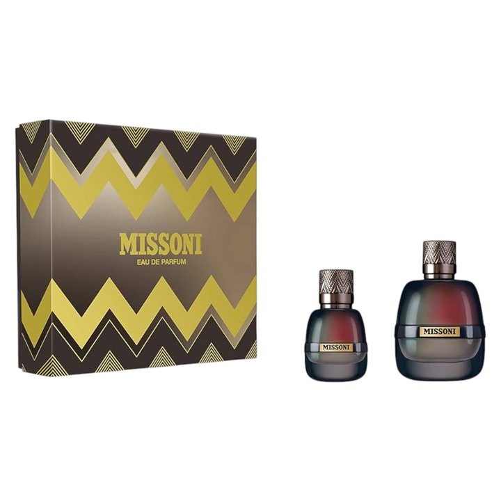 Set Missoni: Pour Homme, Eau De Parfum, For Men, 100 ml + Pour Homme, Eau De Parfum, For Men, 30 ml - Teknashop Ltd