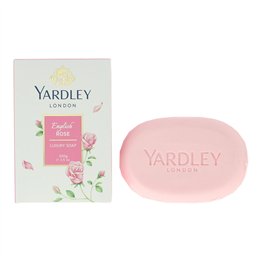 Yardley, English Rose, Soft, smooth, and delicately scented, English Rose, Massage Soap Bar, Rose oil, 100 g - Teknashop Ltd
