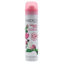Yardley, English Rose, Scented Spray, For Women, 75 ml - Teknashop Ltd