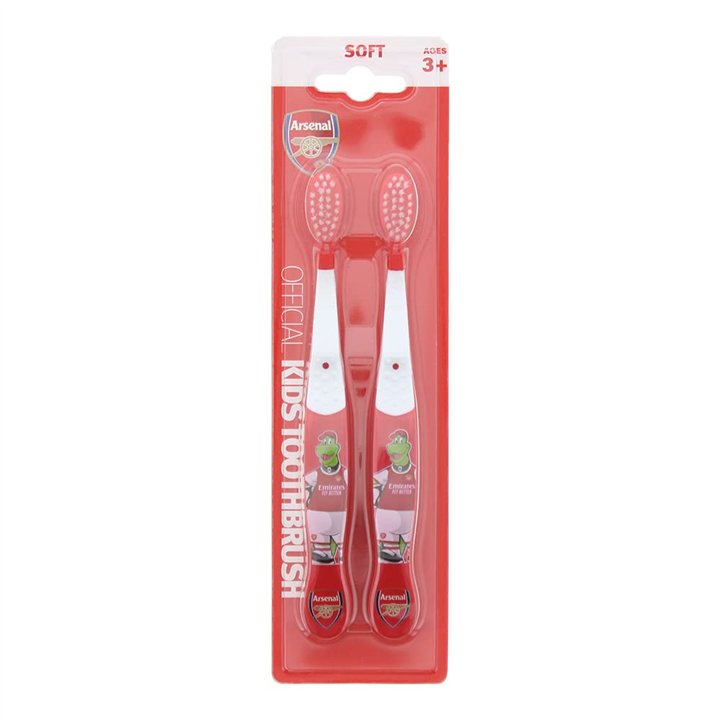 Set Duo, Epl, Arsenal, Toothbrush, Red, 2 pcs - Teknashop Ltd