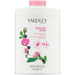 Yardley, English Rose, Body Powder, 200 g - Teknashop Ltd