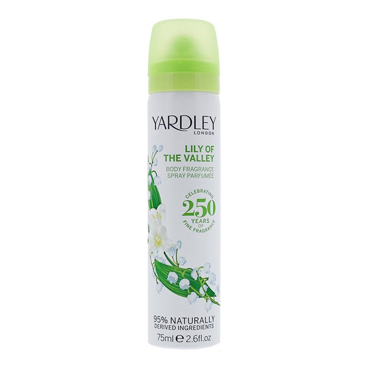 Yardley, Lily Of The Valley, Scented Spray, For Women, 75 ml - Teknashop Ltd