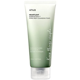 Anua, Heartleaf Quercetinol, Pore Cleansing, Cleansing Foam, 150 ml - Teknashop Ltd
