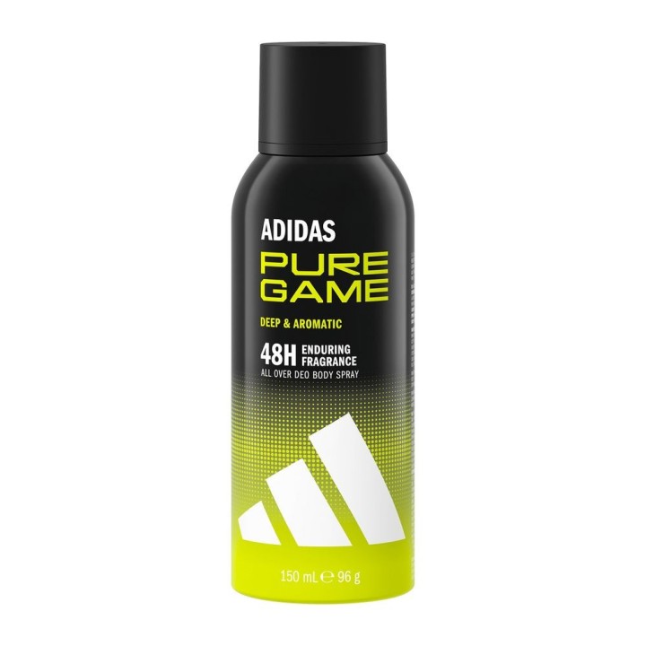 Adidas, Pure Game, 48h Protection, Deodorant Spray, For Men, 150 ml - Teknashop Ltd