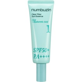 Numbuzin, No.1 Clear Filter Sun Essence, Hydrating & Protecting, Sunscreen Cream, For Face, SPF 50 PA++++, 50 ml - Teknashop Ltd