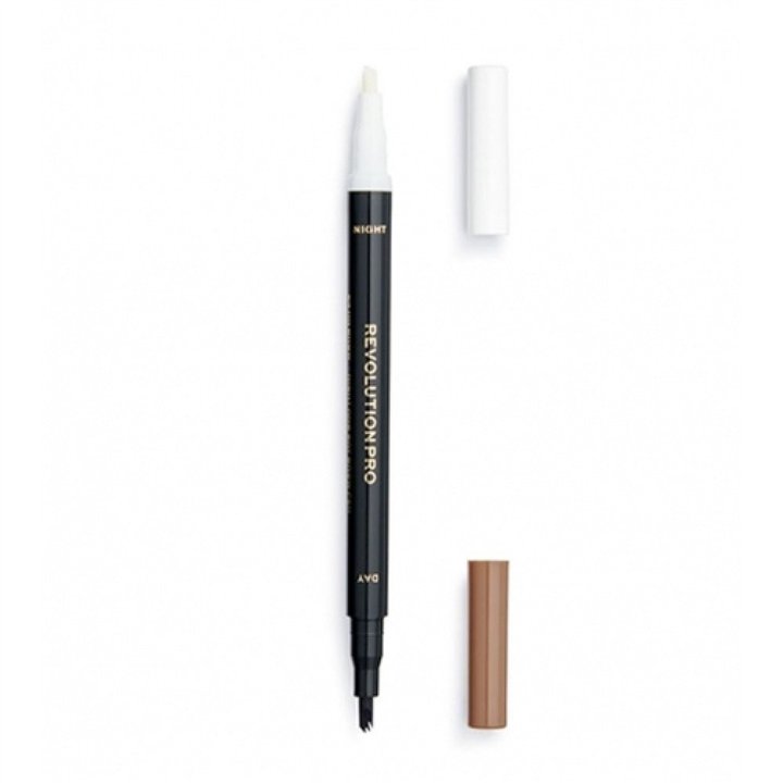 Makeup Revolution, 24h Day & Night, Eyebrow Cream Pencil, Ash Brown, 1.6 ml - Teknashop Ltd