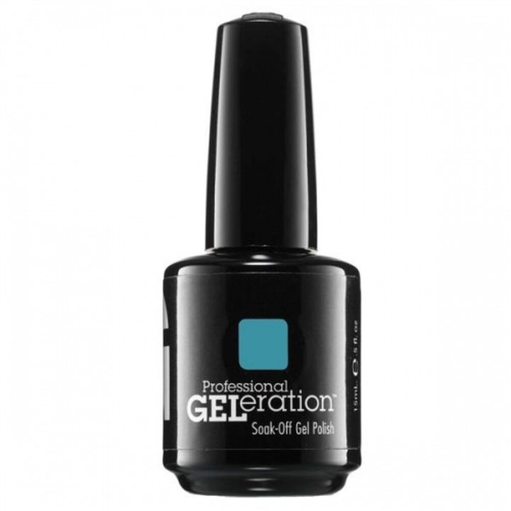 Jessica, GELeration Colours, Semi-Permanent Nail Polish, GEL-1100, Faux Fur Blue, 15 ml - Teknashop Ltd