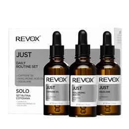 Daily Routine Set Revox B77: Just, Squalane, Nourishing, Oil, For Face, 30 ml + Just, Caffeine 5%, Anti-Dark Circles, Day, Eye S